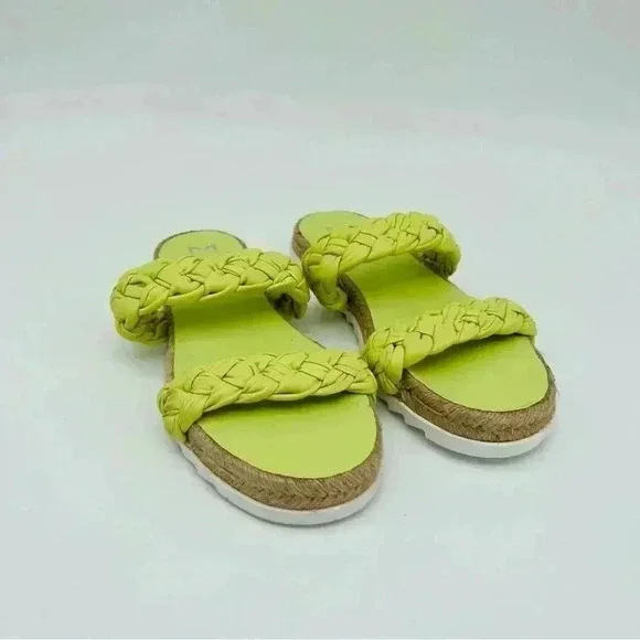 Marc Fisher | Jaimee Slides | Espadrille | Citron | Size 7.5 - Picture 3 of 10